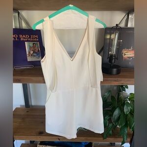 White romper, Amanda Uprichard, size small, worn once, fits like a size 4